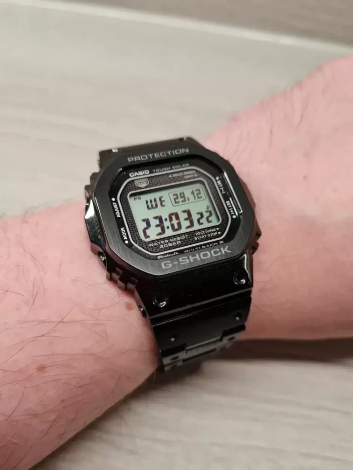 g shock metal watch