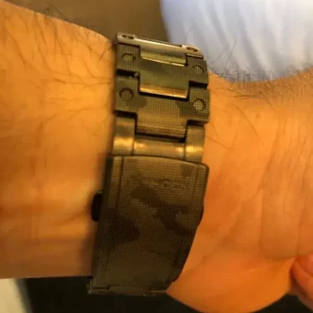 g shock metal watch black