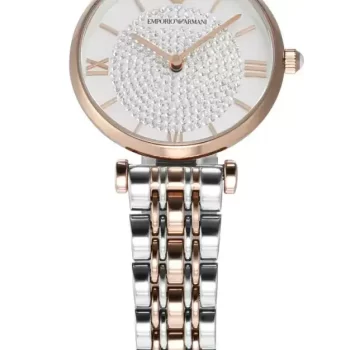 Gianni T-Bar Analog Watch White Dial - For Women AR1926 - Image 3