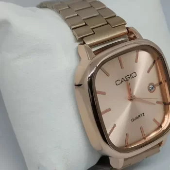Quartz Classic Rose Gold Watch For Men & Women - ( 35mm Dial Size ) - Image 3