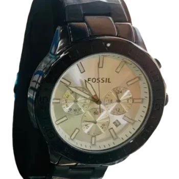 FSL Bannon Multifunction Black & White Stainless Steel Watch- FBBW - Image 2