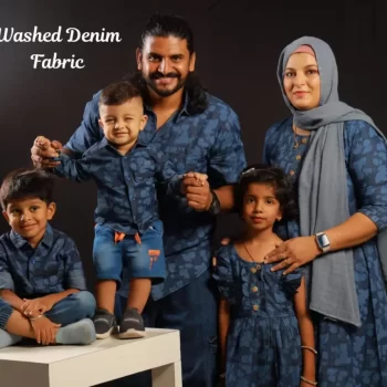 Premium Range of Family Dress with Long Gown for Women - Party Wear Washed Denim