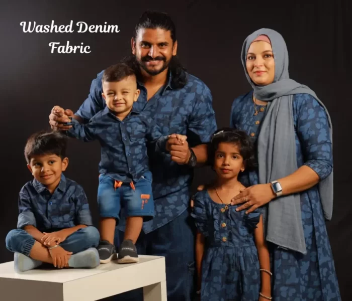 Premium Range of Family Dress with Long Gown for Women - Party Wear Washed Denim