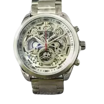 TH Grand Carrera CR7 Silver Automatic Watch for Men - THSW