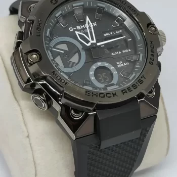 Black Watches for Men: G-Shock Stylish Swiss Analog-Digital Watch LF - Full Black - Image 3