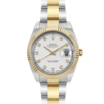 Datejust II Watch Men 116333-WHT10BR-G12A