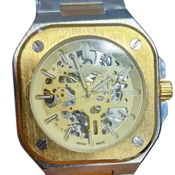 Bell & Ross BR05A-GR-SK-ST BR05 World 500 Limited Automatic Silver Men's Watch (Gold)