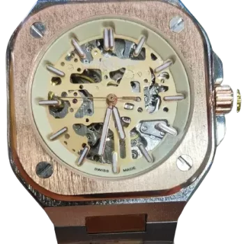Bell & Ross BR05A-GR-SK-ST BR05 World 500 Limited Automatic Silver Men's Watch (Rose Gold) - Image 3