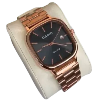 Quartz Classic Gold and Black Watch For Men & Women