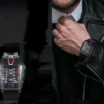 Ferrari watch - Hublot Ferrari Engine Watch Black & Blue - Image 2