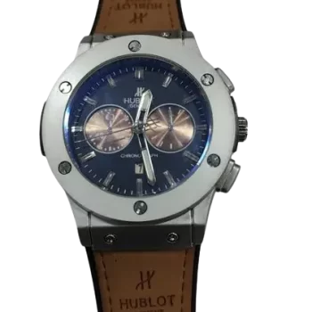 Hublot Chronograph Leather Strap Watch