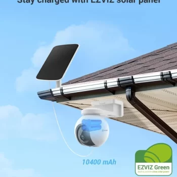EZVIZ 2K 4G Battery Camera Outdoor with GPS Location+ Solar Panel