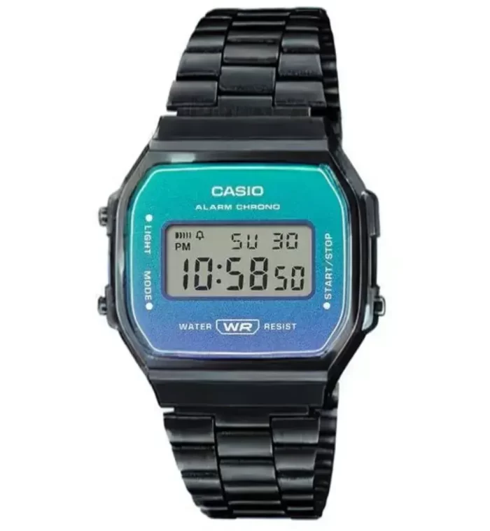 Vintage Series Digital Watch - For Men & Women A168WER-2ADF (Black)