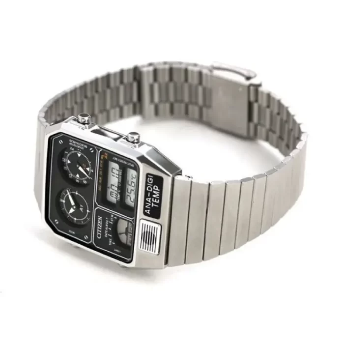 Citizen JG2103-72X Analog Digital Watch (Silver) - Image 3