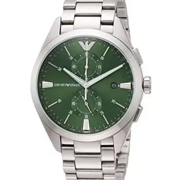 EmporioArmani Analog Chronograph Watch - For Men AR11480 Stainless Steel Green Dial
