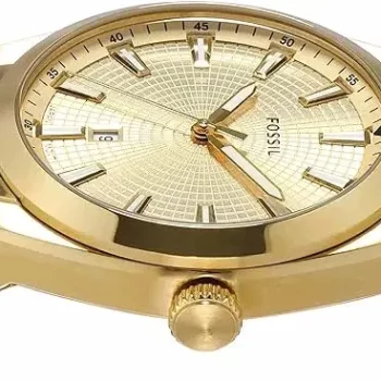 Everett Three-Hand Date Stainless Steel Watch Full Gold - FS5984 - Image 3