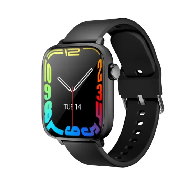 TS TIMESTONE Super Pro, 1.95" Smart Watch with Bluetooth Calling, AI Voice Assistance, 100 Sports Modes IP67 Rating, 240 * 280 Pixel High Resolution (Black) 1 Year Warranty