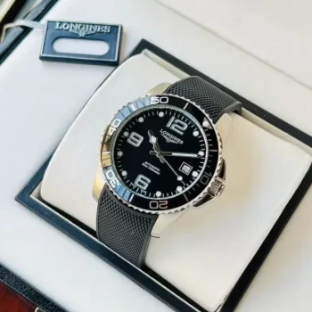 Longines Hydroconquest Quartz Watch - Black