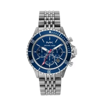 Michael Kors Men’s Chronograph Stainless Steel Blue Dial 44mm Watch MK8726