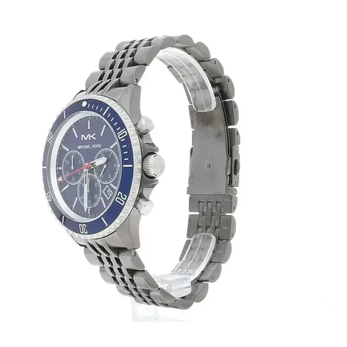 Michael Kors Men’s Chronograph Stainless Steel Blue Dial 44mm Watch MK8726 - Image 4