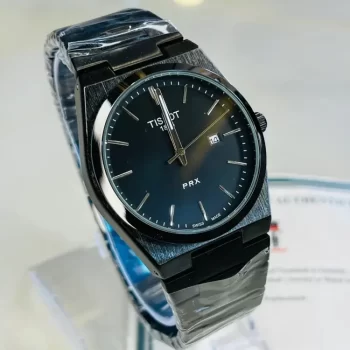 TST PRX 35 Powermatic 80 Stainless Steel Mens Watch Full Black