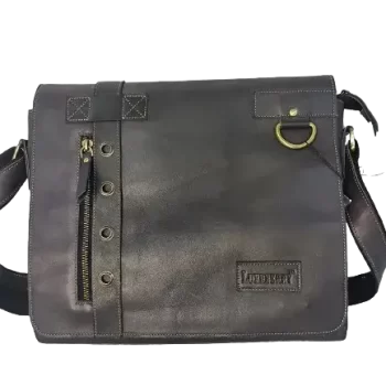 Women's Genuine Leather Hand Bag with 2 Year Warranty ( CON-2-Black)