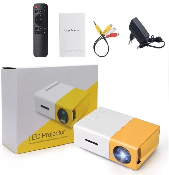 Mini Projector Portable Full Color LED LCD Video Projector with HDMI USB AV Interfaces and Remote Control - Image 6