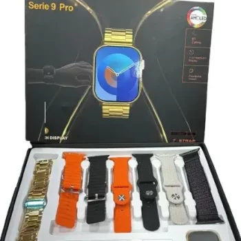 Series 9 Pro 7 in 1 Smart Watch with HD 1.83" Display Bluetooth Calling