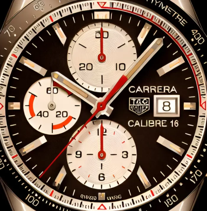 TagHeuer Carrera Calibre 16 Brown Leather Strap Watch for Men