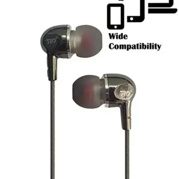 Classic Series Black Wired Earphone, Compatible for Mobile, Laptop & Tablet - Free Product - Image 4