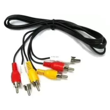 Audio Video Cable , 4K Ultra HD RCA Cable, Audio/Video Cable - ( Compatible with all Phones with AUX , 1.5 Meter ) - Free Product - Image 2