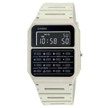 Casio Vintage Digital Watch - For Men & Women D210 (CA-53WF-3BDF) White - Image 2