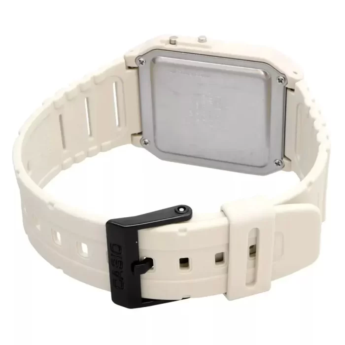 casio white watch