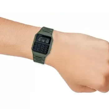 Casio Vintage Digital Watch - For Men & Women D210 (CA-53WF-3BDF) Green - Image 4