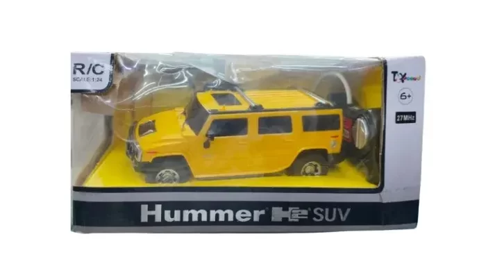 Remote Control Car - Hummer H2 SUV Remote Controlled Car (Yellow) - Image 2