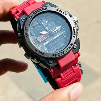 g shock red watch