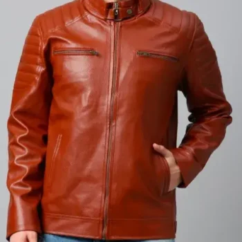 Mens leather jacket