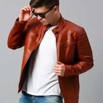 Mens leather jacket