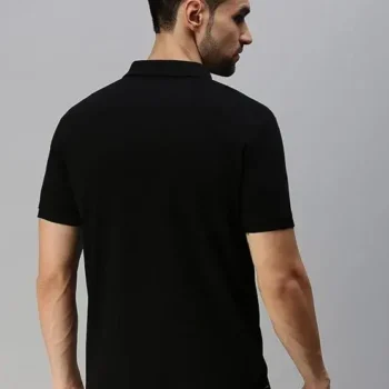 Black Collar T Shirt