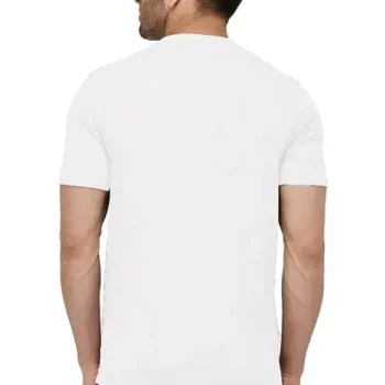 white cotton t shirt