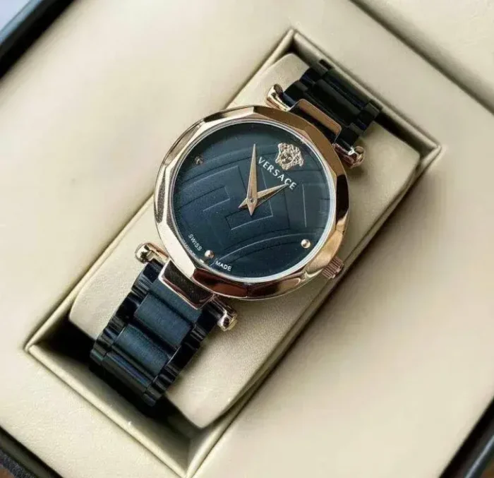 versace watch black