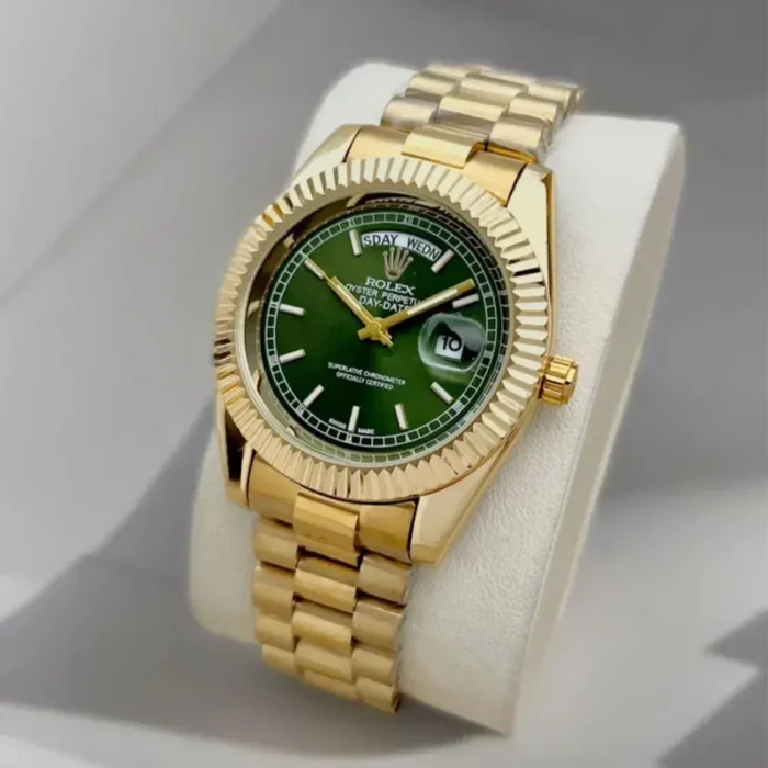 Rolex Watch Green Dial