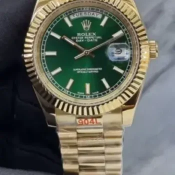 Rolex Watch Green Dial