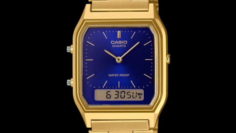 Casio dual time watch