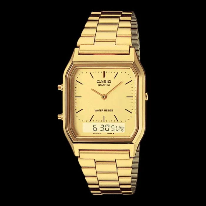 casio gold watch