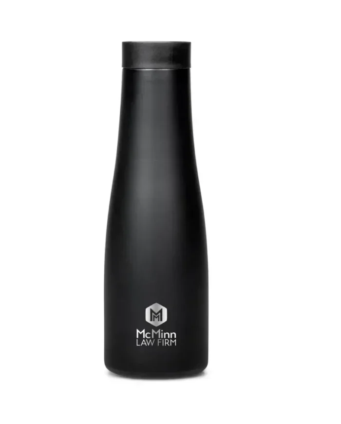 Custom Water Bottle black color