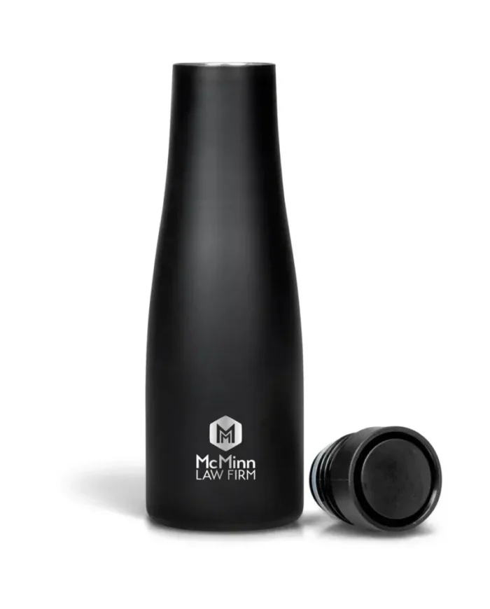Custom Water Bottle black color