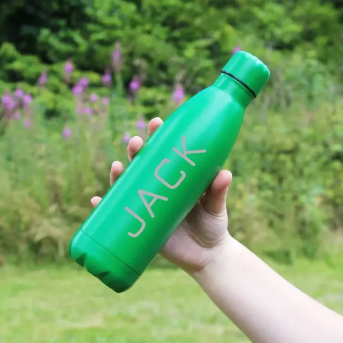 Custom Water Bottles green