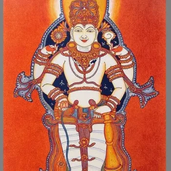 krishna mural painting