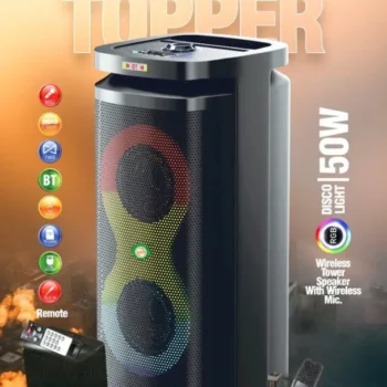 Wireless mic with speaker